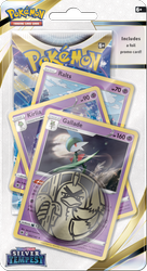 Gallade promo karty POKEMON +MONETA +booster +KOD ORYGINAŁ Checklane PREMIUM Blister Silver Tempest ORYGINALNE KARTY