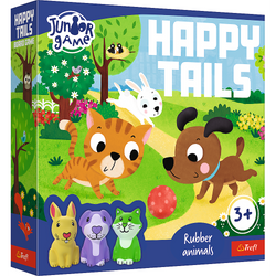 Happy Tails gra dla dzieci gumowe zwierzątka