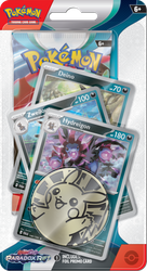 Hydreigon promo karty POKEMON + MONETA +booster +kod Checklane PREMIUM Blister Paradox Rift ORYGINALNE KARTY