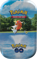 Karty Pokémon Go TCG Tin Puszka 2x booster moneta Magikarp