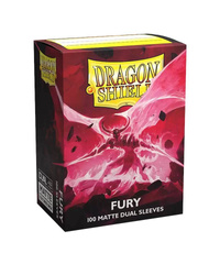 Koszulki PREMIUM na karty talię Pokemon MtG Magic Dual MATTE Dragon Shield Sleeves protektory Fury (100 sztuk)
