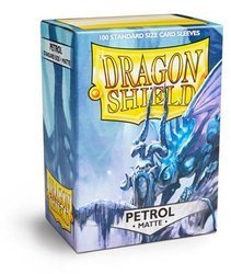Koszulki PREMIUM na karty talię Pokemon MtG Magic MATOWE Dragon Shield Sleeves protektory Petrol (100 sztuk)