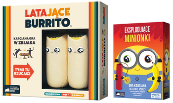 LATAJĄCE BURRITO + EKSPLODUJĄCE MINIONKI szybka gra planszowa IMPREZOWA