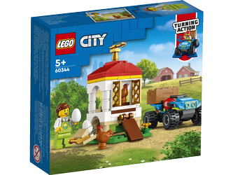 LEGO City 60344 Kurnik z kurczakami klocki farma