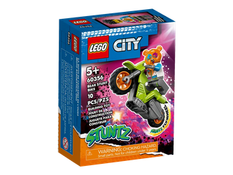 LEGO City 60356 Motocykl kaskaderski z niedźwiedziem