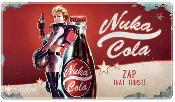 MATA Fallout do gry Magic the Gathering MtG Nuka-Cola Pinup Holofoil