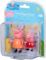 OUTLET 3w1 ŚWINKA PEPPA FIGURKA +MAMA +KUCHNIA Peppy