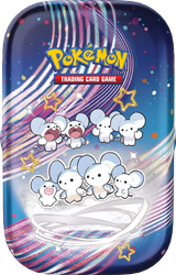 Pokemon Paldean Fates Mini Tin Maushold puszka 2 boostery ORYGINALNE KARTY