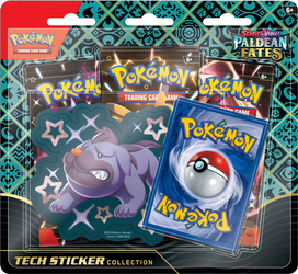 Pokemon Paldean Fates Sticker Collection Maschiff zestaw z naklejką 3 boostery ORYGINALNE KARTY