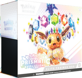 Pokemon Prismatic Evolutions ETB Elite Zestaw Trainer Box ORYGINALNE KARTY