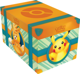 Pokemon TCG Paldea Adventure Chest Zabawka Pikachu karty promo boostery naklejki ORYGINALNE KARTY