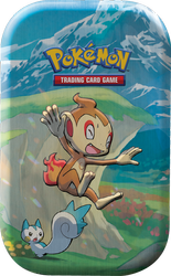 Pokemon TCG Sinnoh Stars Tin karty 2x Booster +Promo Chimchar ORYGINALNE KARTY