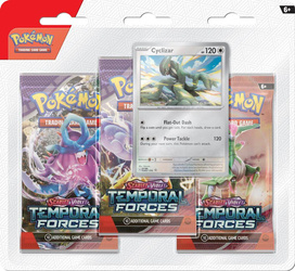 Pokemon TCG Temporal Forces 3x booster Blister Cyclizar ORYGINALNE KARTY