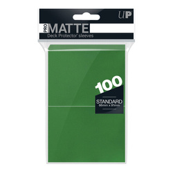 Protektory 100 sztuk Pro Matte Zielone Ultra Pro MtG