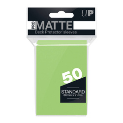 Protektory Pro Matte Limonkowe zielone 50 sztuk Ultra Pro