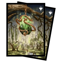Protektory na talię Commander karty MtG gra Magic the Gathering koszulkiModern Horizons 3 Emerald Medallion (100 sztuk)