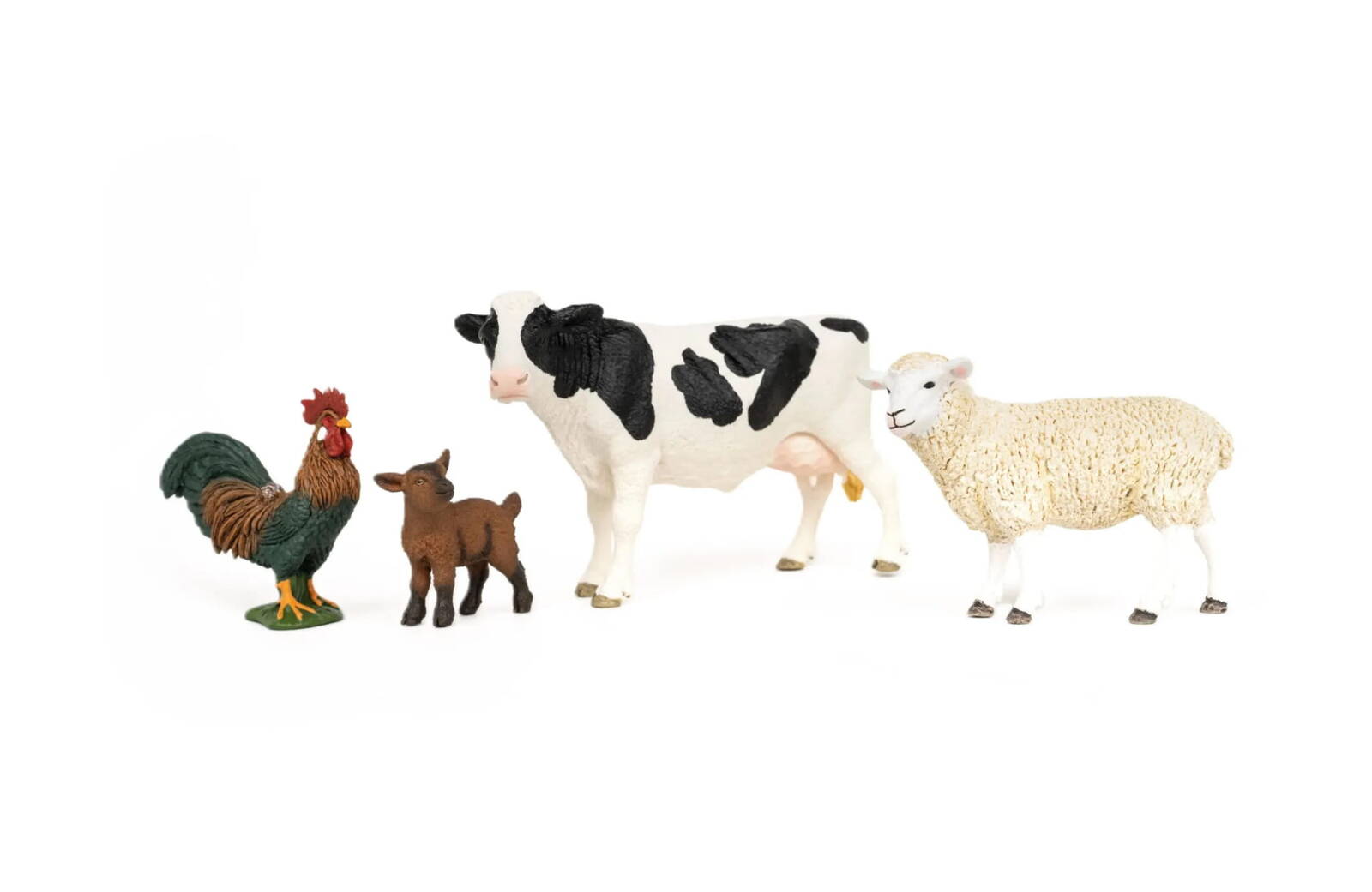 SCHLEICH 42729 ZESTAW STARTOWY FARM WORLD FARMA zwierzęta krowa owca kogut