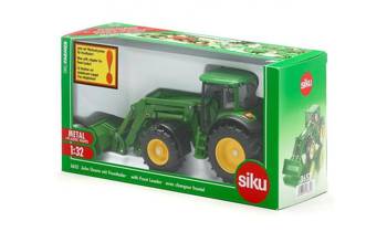 SIKU 3652 TRAKTOR John Deere +ŁADOWARKA 1:32 model