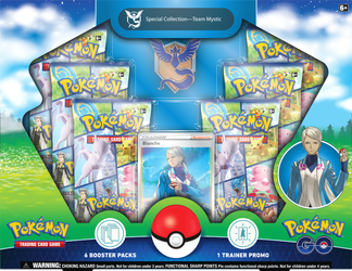 SUPER KOLEKCJA POKEMON GO TCG karty boostery PROMO Team Mystic Special Collection Blanche ORYGINALNE KARTY