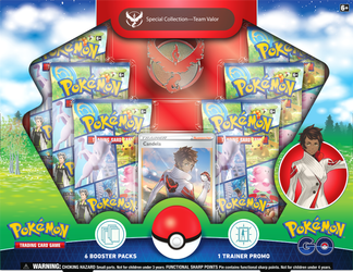 SUPER KOLEKCJA POKEMON GO TCG karty boostery PROMO Team Valor Special Collection Candela ORYGINALNE KARTY