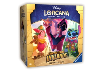 TROVE Disney Lorcana Inklands pudło karty kości Illumineers Fat Pack Bundle