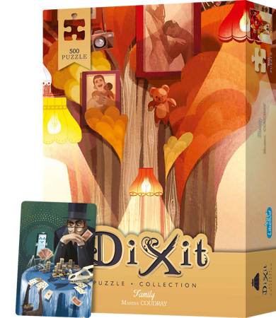 14x PUZZLE DIXIT gra planszowa 14x mini dodatek rozszerzenie KARTA PROMO