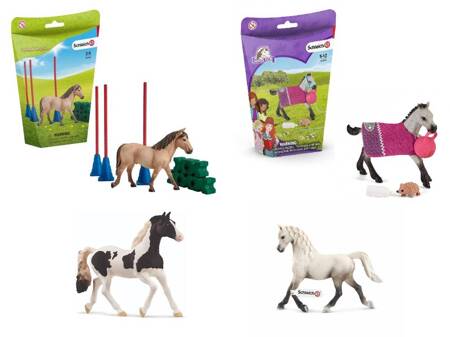 20w1 SCHLEICH PIĘKNE KONIE Figurki koniki dla dzieci +AKCESORIA DLA KONI