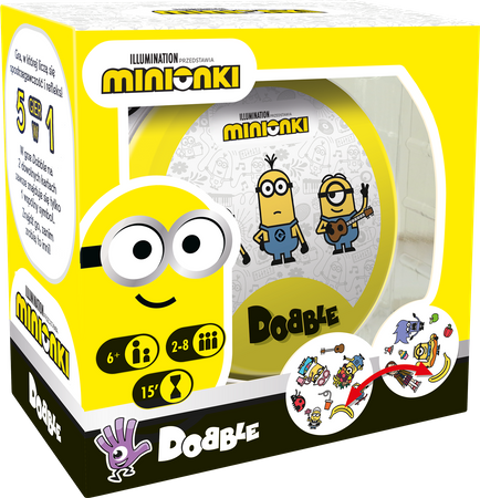 2w1 Dobble PSI PATROL +Doble Minionki dople gra karty planszowa karciana