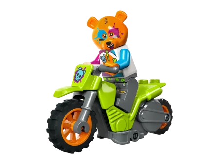 2w1 LEGO City Motocykl kaskaderski figurka pojazd figurki motor klocki