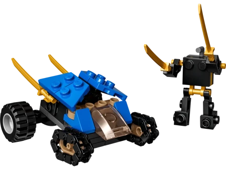 2w1 LEGO NINJAGO 30592 zestaw z serii dla dzieci POJAZD +LUDZIK 69 klocków