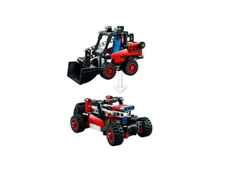 2w1 LEGO Technic 42116 Miniładowarka Wyścigówka
