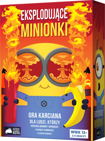 2w1 MATCH +EKSPLODUJĄCE MINIONKI imprezowa gra planszowa kotki jednorożce