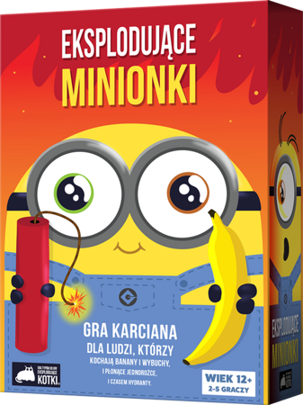 2w1 MATCH +EKSPLODUJĄCE MINIONKI imprezowa gra planszowa kotki jednorożce