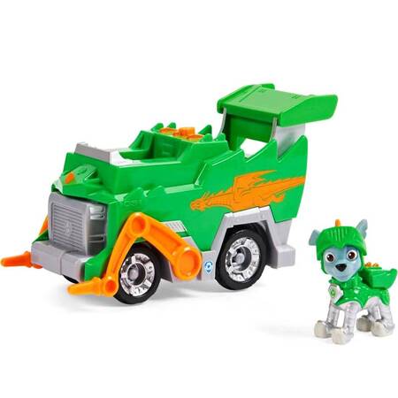 2w1 PSI PATROL ZESTAW PAW ROCKY FIGURKA ŚMIECIARKA AUTO AUTKO POJAZD DELUXE