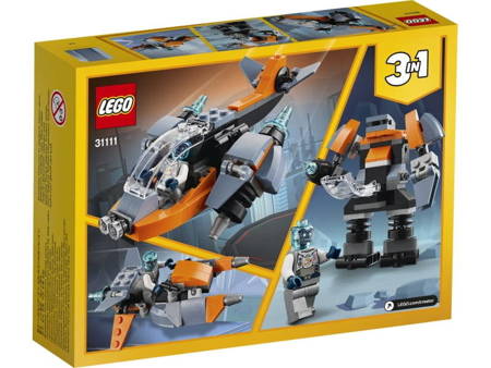 3w1 Lego Creator 31111 Cyberdron Helikopter klocki