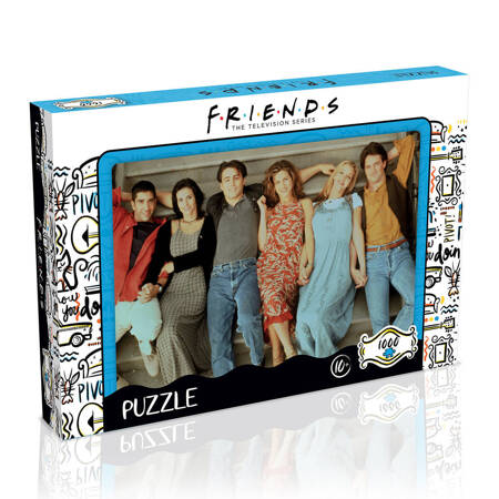4x FRIENDS Puzzle 4x 1000 elementów PRZYJACIELE serial JIGSAW PREMIUM TV