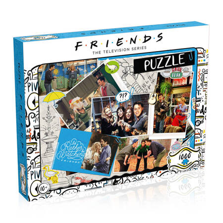 4x FRIENDS Puzzle 4x 1000 elementów PRZYJACIELE serial JIGSAW PREMIUM TV