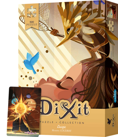 5x Puzzle DIXIT gra 500 elementów +5x mini dodatek rozszerzenie KARTA PROMO