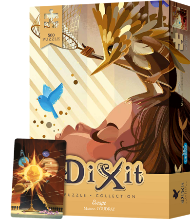 6x Puzzle DIXIT gra 500 elementów +6x mini dodatek rozszerzenie KARTA PROMO