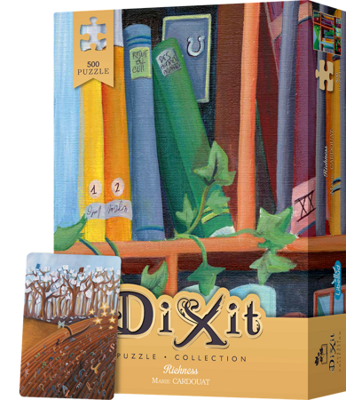 6x Puzzle DIXIT gra 500 elementów +6x mini dodatek rozszerzenie KARTA PROMO