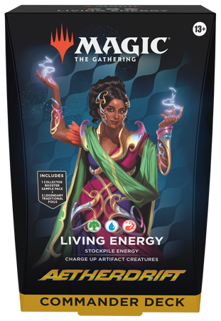 Aetherdrift Talia Commander Living Energy Magic the Gathering MtG