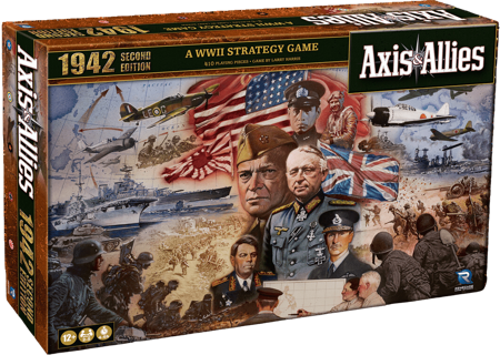 Axis & Allies 1942 2nd Edition gra planszowa strategiczna figurkowa ENGLISH