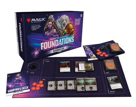 BEGINNER BOX Foundations Magic the Gathering 2024 8 boosterów 2 talie