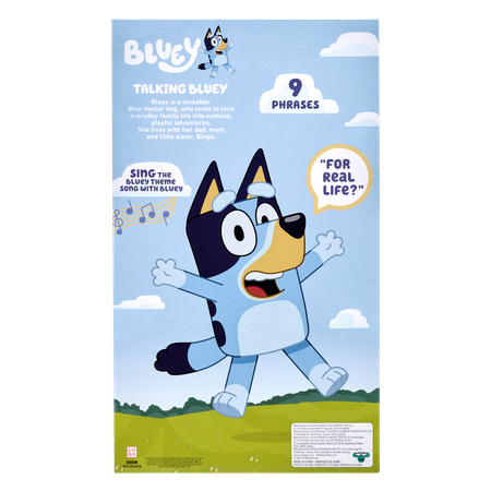 BLUEY OGROMNY INTERAKTYWNY duży pies miś piesek plusz maskotka WIELKI 33cm