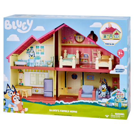 BLUEY ZESTAW DOM RODZINNY domek pies Blue Family Moose Toys +FIGURKA PIESEK