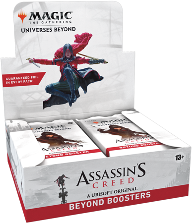 Beyond Booster BOX Assassin's Creed karty MtG gra 24 boosterów Magic 2024