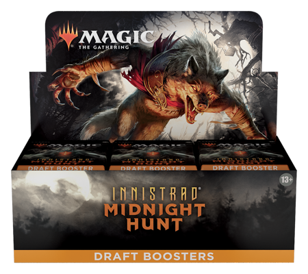 Booster BOX DRAFT MtG Innistrad Midnight Hunt 15 kart ang (36 boosterów)