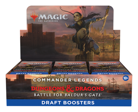 Booster BOX (LUZEM) DRAFT MtG Commander Legends Baldurs Gate (24 boostery)