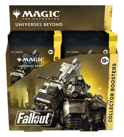 Booster Box COLLECTOR Fallout gra Magic the Gathering CENNE karty do MtG (12 boosterów)