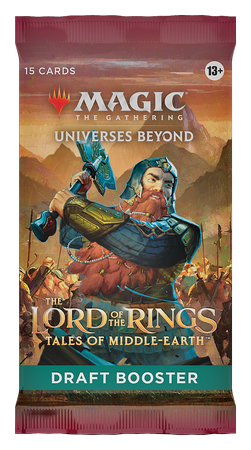 Booster DRAFT MtG LotR: Tales of Middle-earth 15 kart Magic
